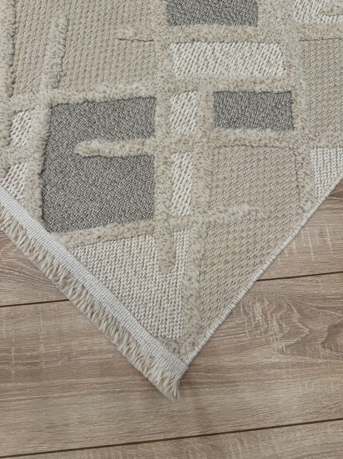 Focus Serisi Renkli Kalın Modern Makine Halısı 4 metre kare