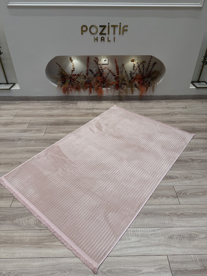 Puffy Peluş Pamuk Dokuma Taban Line Serisi 4 Metre Kare