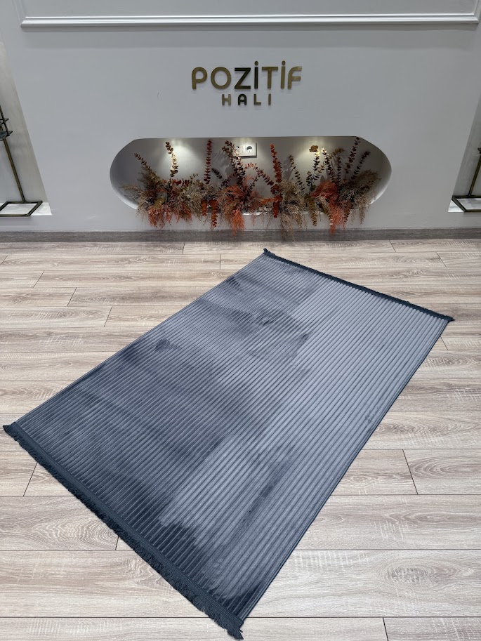 Puffy Peluş Pamuk Dokuma Taban Line Serisi 4 Metre Kare