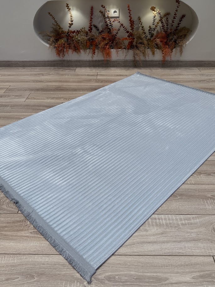 Puffy Peluş Pamuk Dokuma Taban Line Serisi 4 Metre Kare