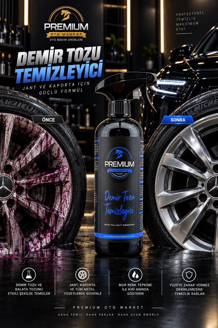 Premium Demir Tozu Temizleyici (500ml)