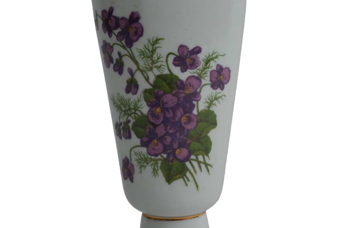 Alman Porseleni Ayaklı Vazo – W1764 Germany – Koleksiyonluk – Vintage
