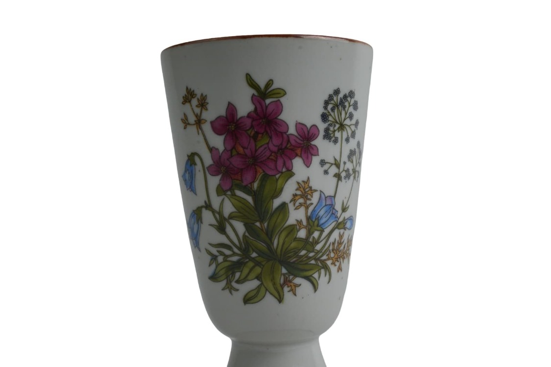 Alman Porseleni Ayaklı Vazo – W1764 Germany – Koleksiyonluk – Vintage