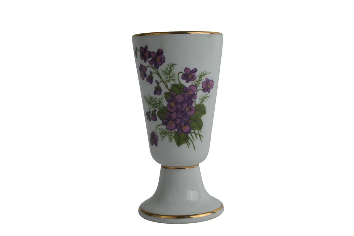 Alman Porseleni Ayaklı Vazo – W1764 Germany – Koleksiyonluk – Vintage