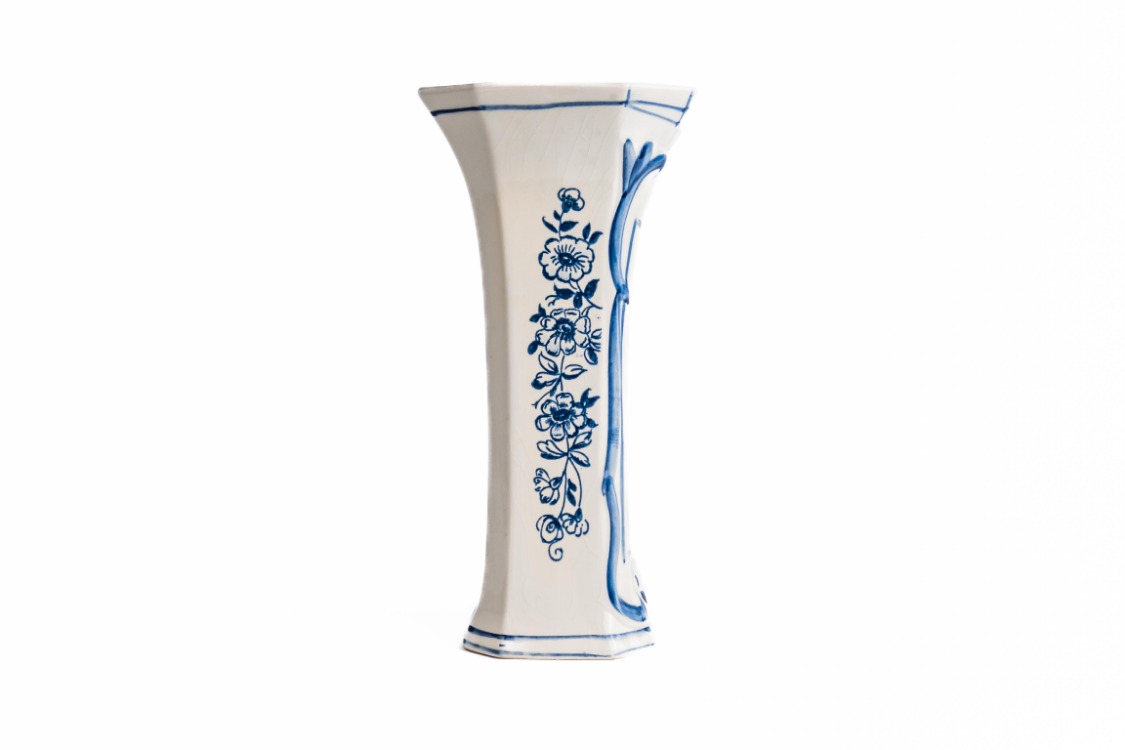 El Boyama Delft Blauuw Vazo – Made in Holland – yaklaşık 1960–1980