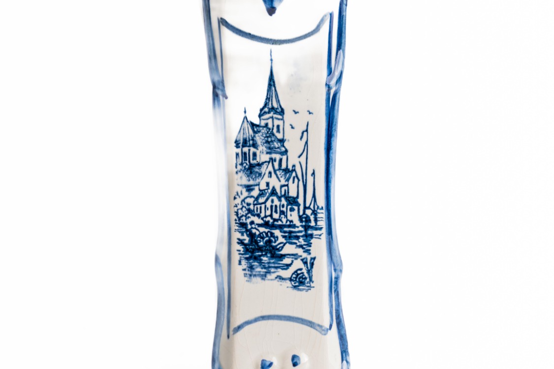 El Boyama Delft Blauuw Vazo – Made in Holland – yaklaşık 1960–1980