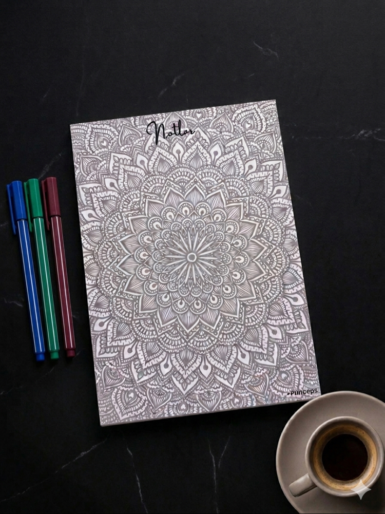 Mandala Desenli Notepad