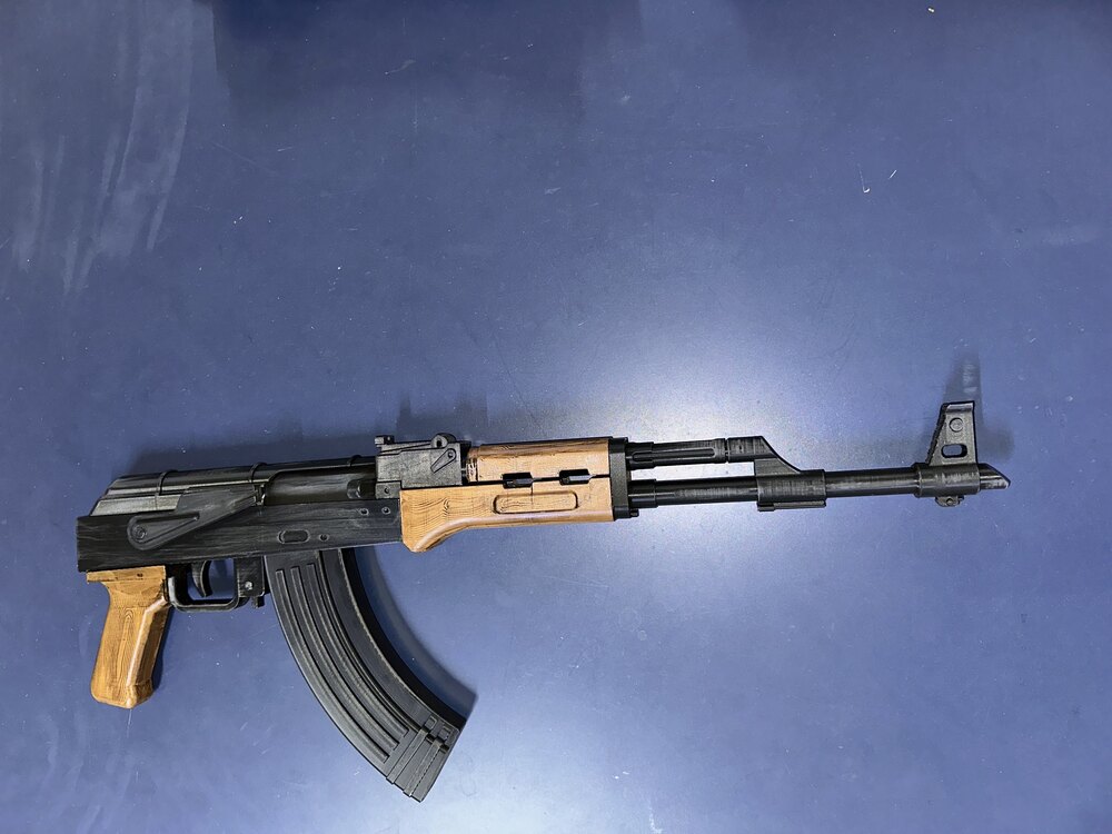 Hareketli Ak-47 Modeli 