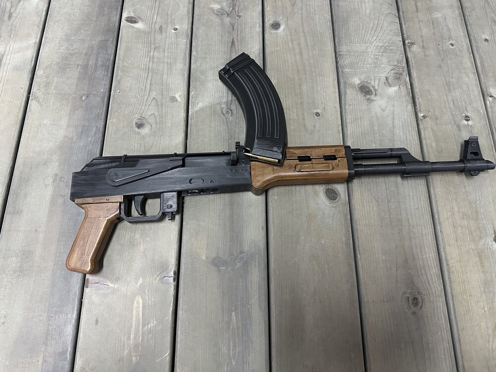 Hareketli Ak-47 Modeli 