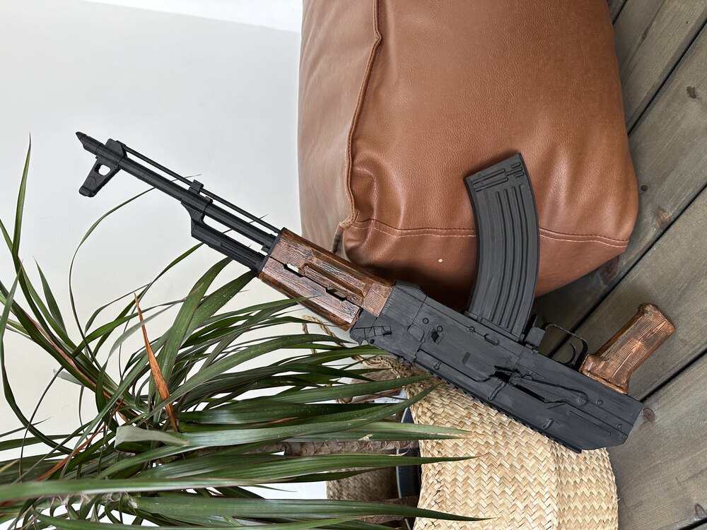 Ak-47 eskitme hareketsiz 