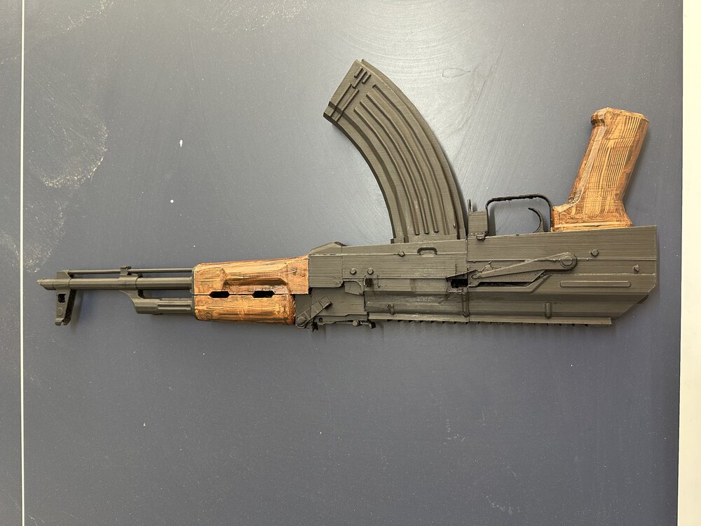 Eskitme AK-47 Modeli hareketsiz