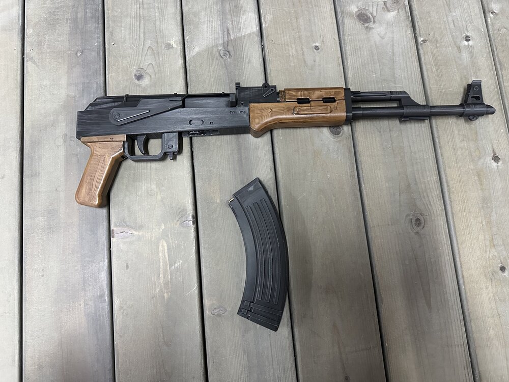 Hareketli Ak-47 Modeli 