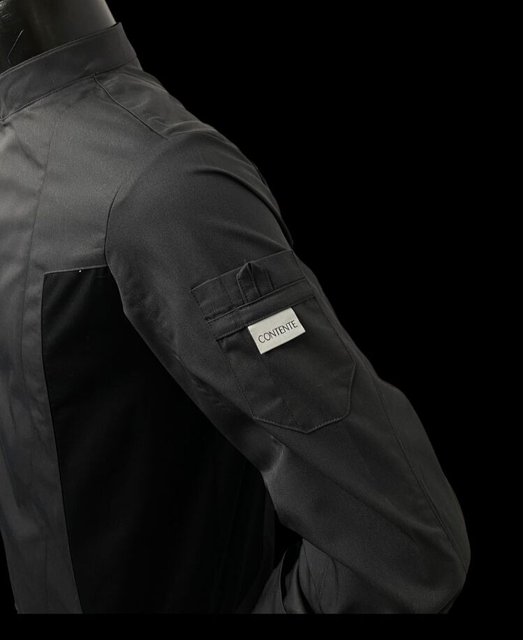 G-BLACK PAMUKLU DELUXE V YAKA FRANSIZ MODEL BLAZER ŞEF CEKETİ