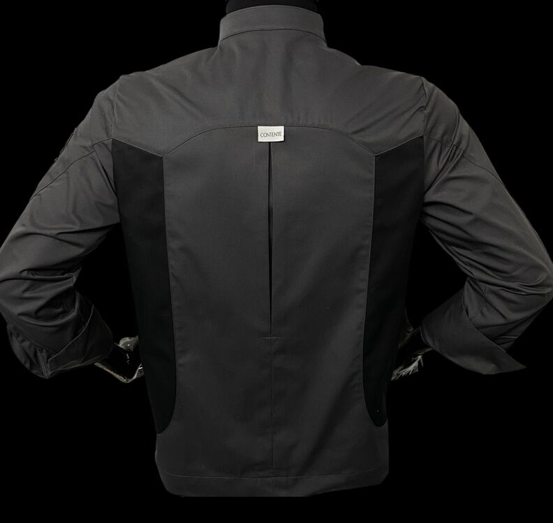 G-BLACK PAMUKLU DELUXE V YAKA FRANSIZ MODEL BLAZER ŞEF CEKETİ