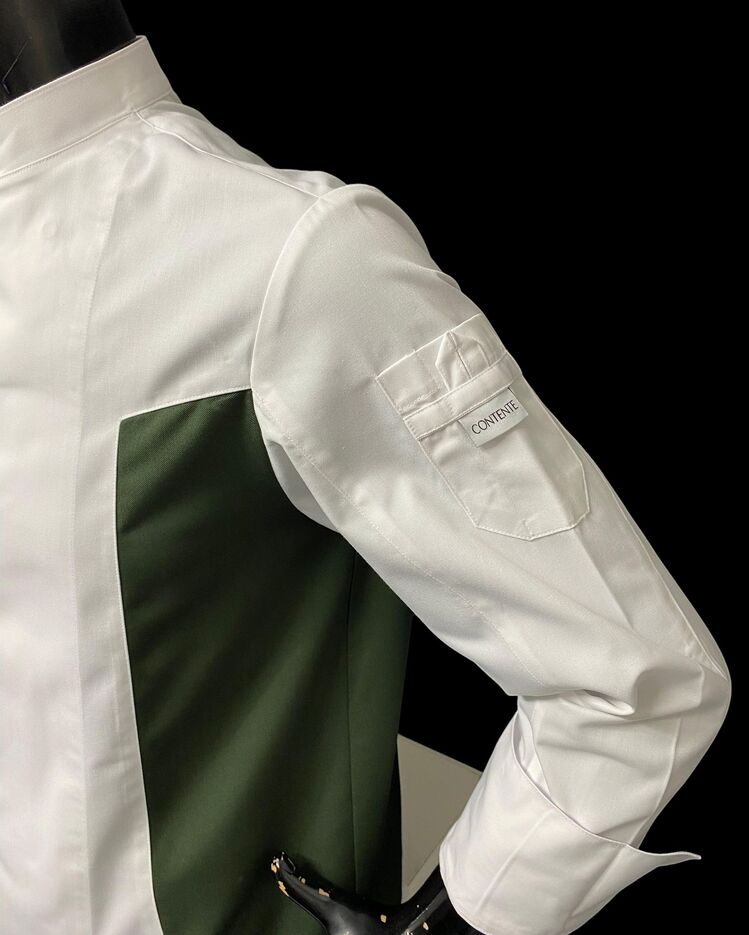 W-BENETTON PAMUKLU DELUXE V YAKA FRANSIZ MODEL BLAZER ŞEF CEKETİ