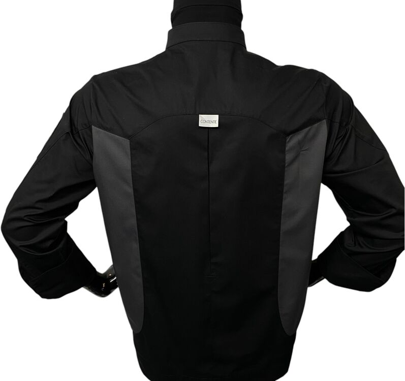 B-GREY PAMUKLU DELUXE V YAKA FRANSIZ MODEL BLAZER ŞEF CEKETİ