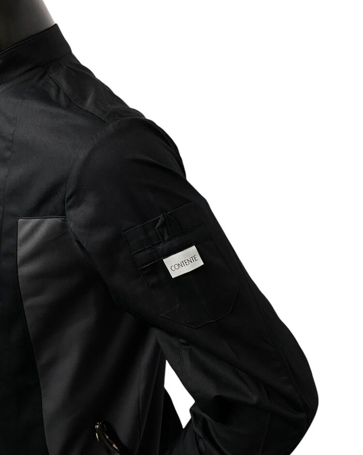 B-GREY PAMUKLU DELUXE V YAKA FRANSIZ MODEL BLAZER ŞEF CEKETİ