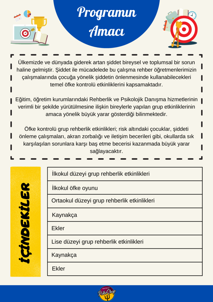 Öfke Kontrolü Grup Rehberlik Etkinlikleri