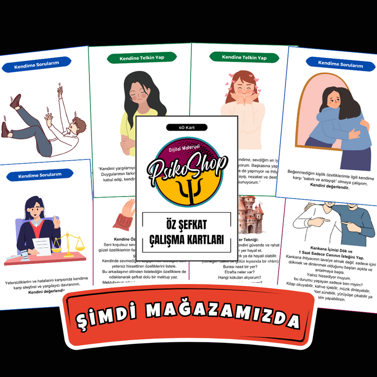 Öz Şefkat Çalışma Kartları