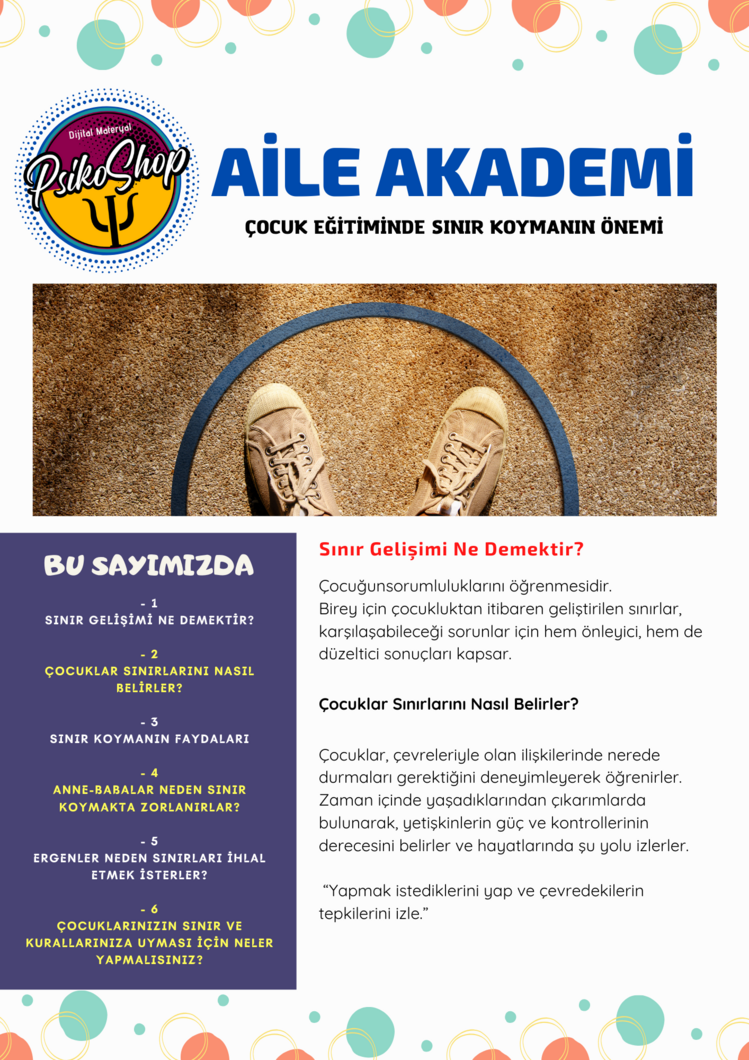 Çocuk Eğitiminde Sınır Koymanın Önemi - Aile Bülteni