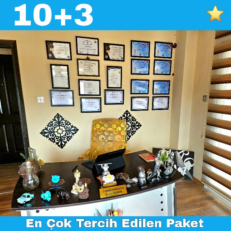 13 SEANS (3 Seans Hediye(6 Aylık İndirimli ORTA Paket) Yüz Yüze Klinik Terapi