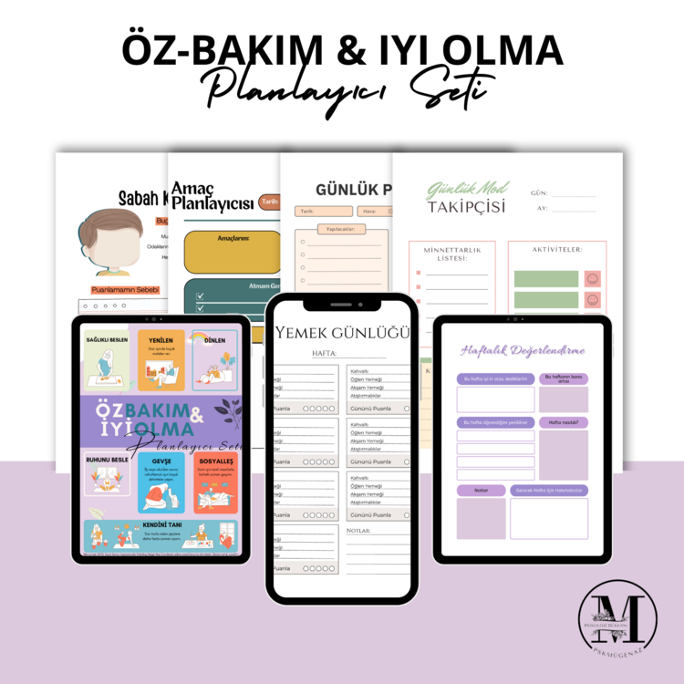Öz-Bakım & İyi Olma Planlayıcı Seti