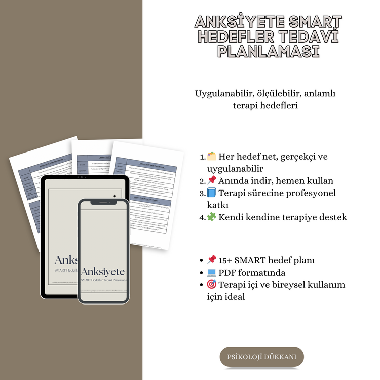 Anksiyete ‘Smart Hedefler’ Tedavi Planlaması