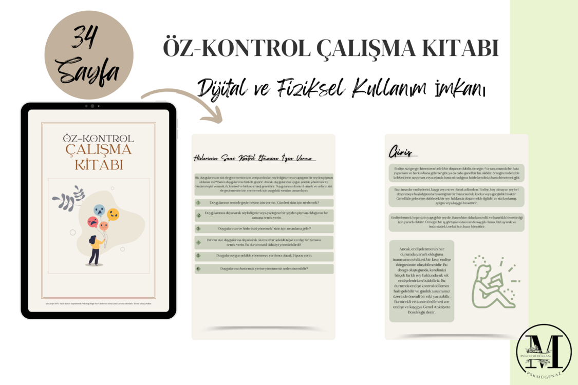 Öz-Kontrol Çalışma E-Kitap