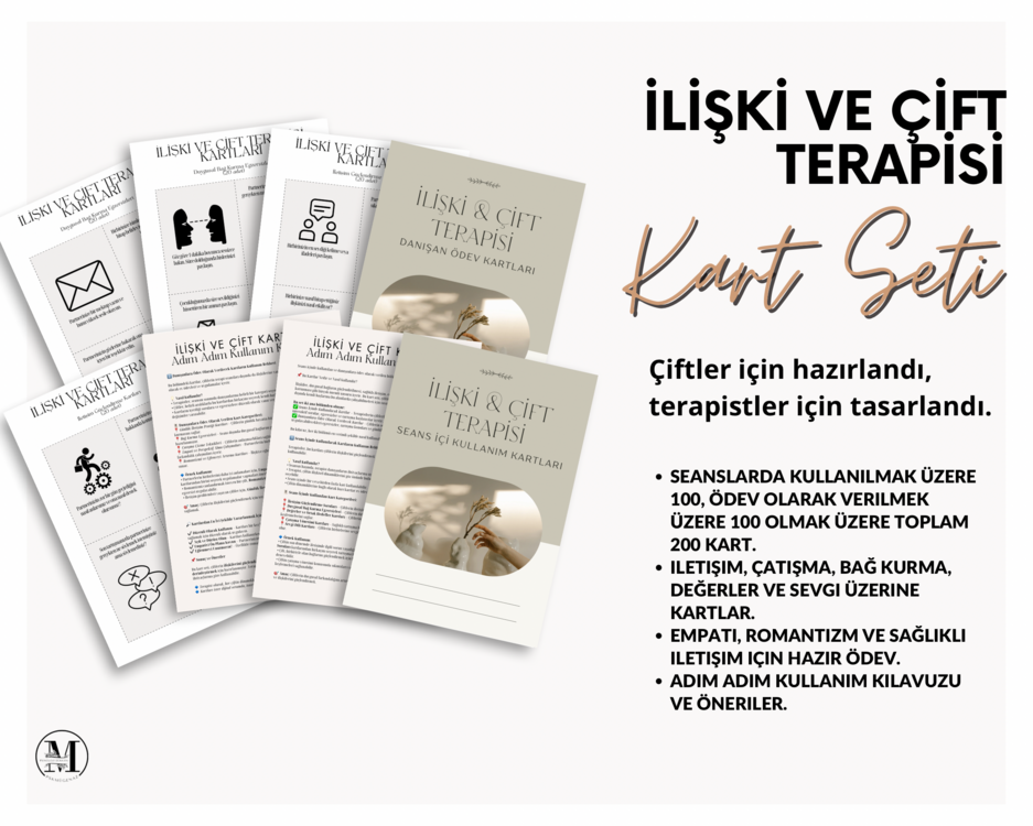 İlişki ve Çift Terapisi Kart Seti