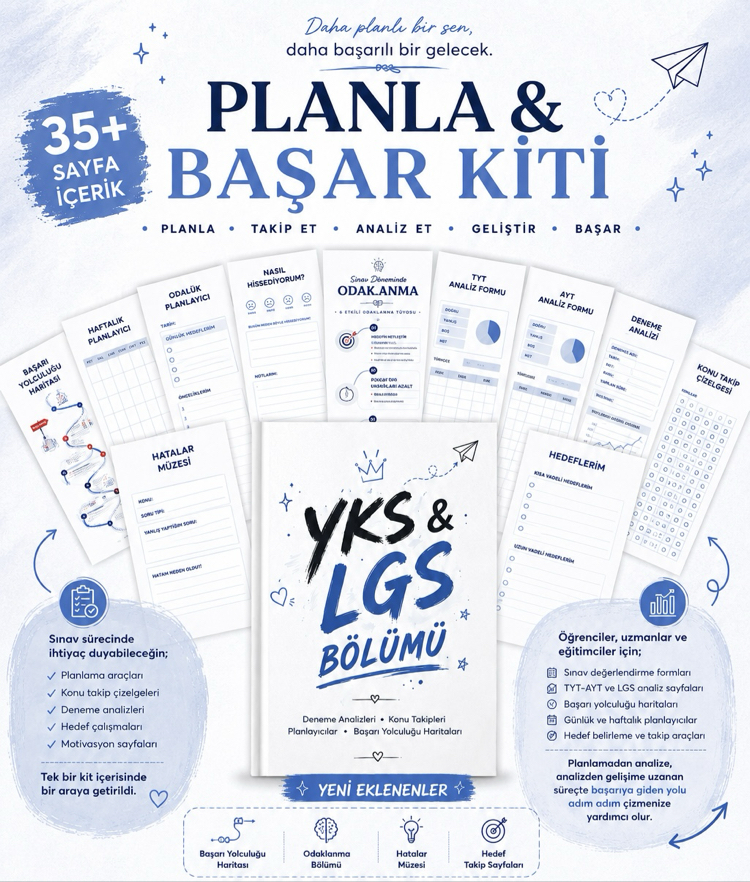 Sınav Döneminde: Planla&Başar KİTİ 