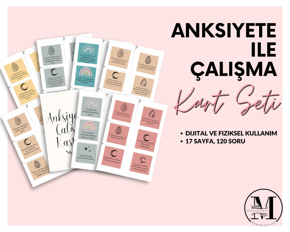 Anksiyete ile Çalışma Kart Seti