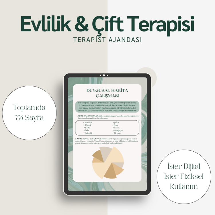 Evlilik & Çift Terapisi Terapist Ajandası