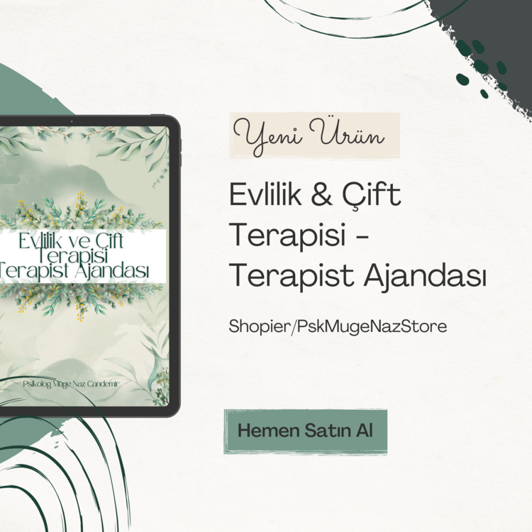 Evlilik & Çift Terapisi Terapist Ajandası