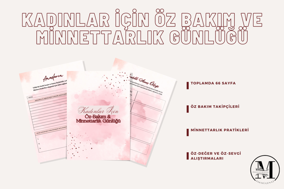 Kadınlar İçin Öz-Bakım ve Minnettarlık Günlüğü