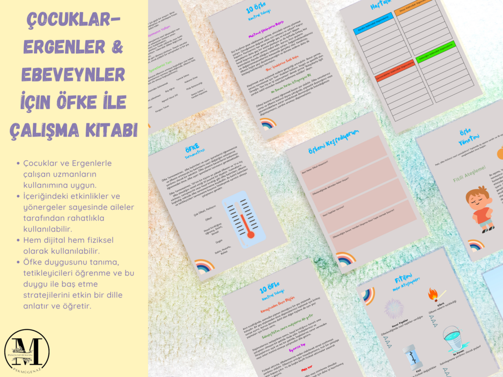 Çocuklar-Ergenler & Ebeveynler İçin Öfke İle Çalışma Kitabı