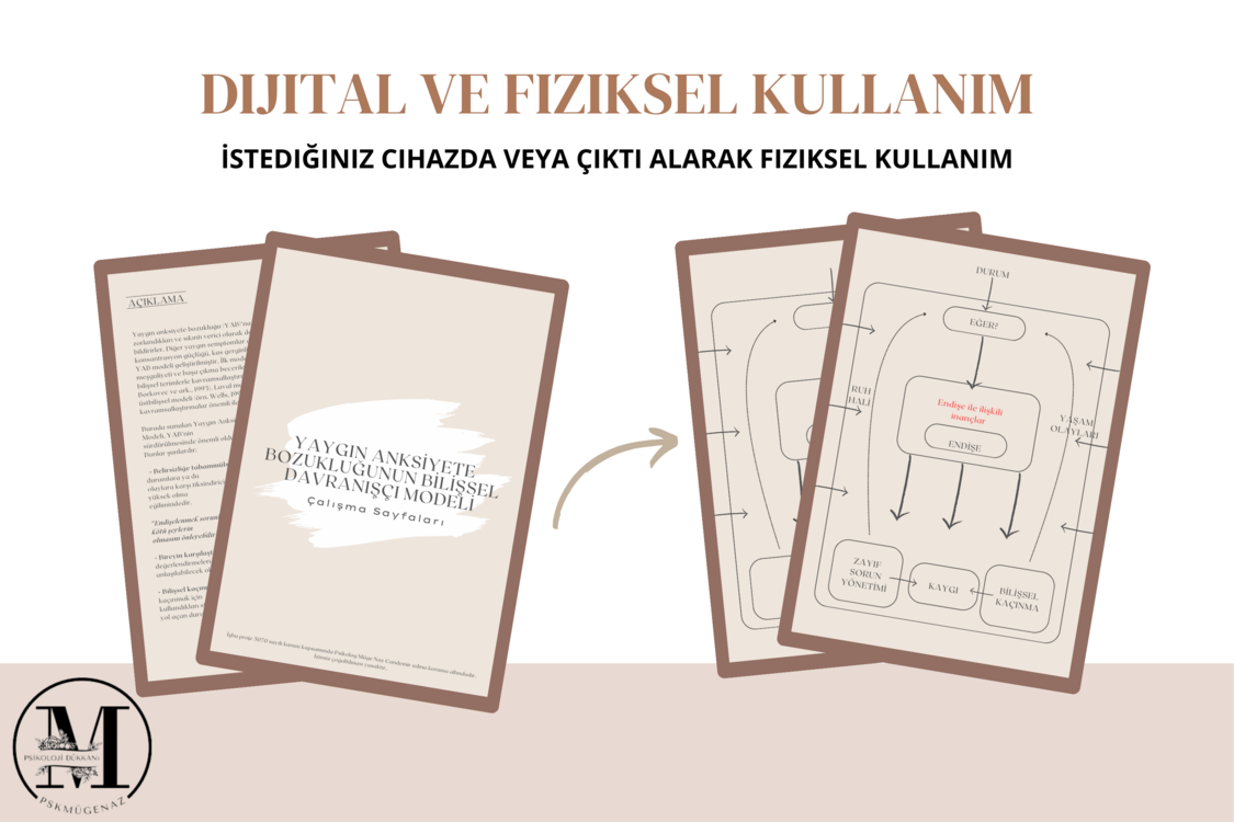 Yaygın Anksiyete Bozukluğu Çalışma Sayfaları