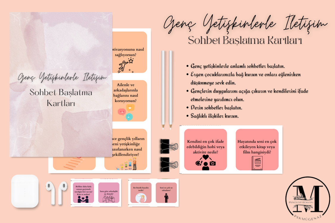 Genç Yetişkinlerle Sohbet Başlatıcı Kartlar