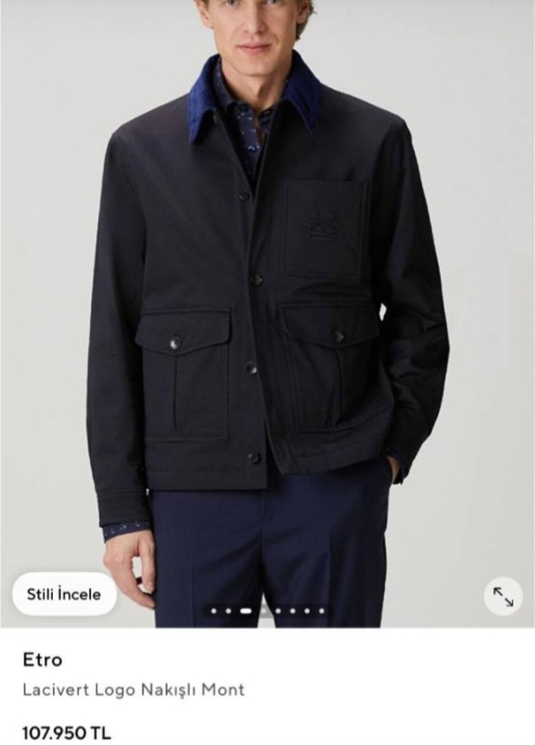 Etro Full Zıp Ceket