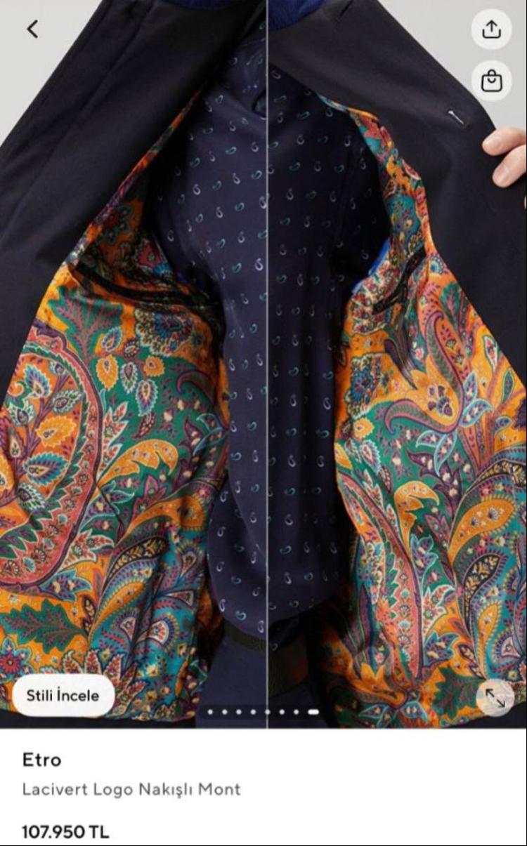 Etro Full Zıp Ceket