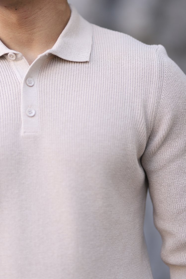 POLO YAKA DÜĞMELİ SELANİK ÖRGÜ TRİKO P015