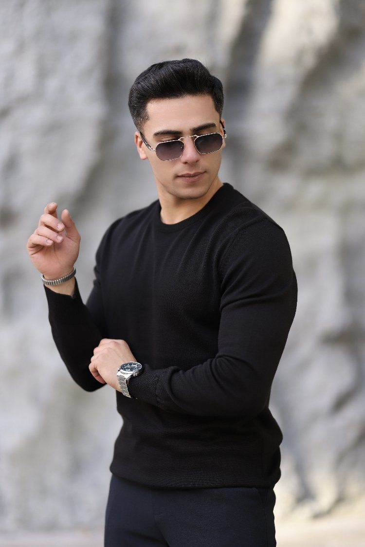 BİSİKLET YAKA DÜZ ÖRGÜ TRİKO P008