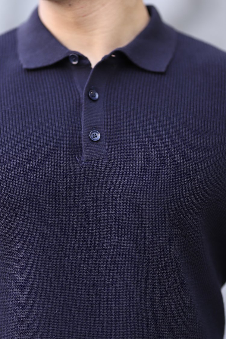 POLO YAKA DÜĞMELİ SELANİK ÖRGÜ TRİKO P015