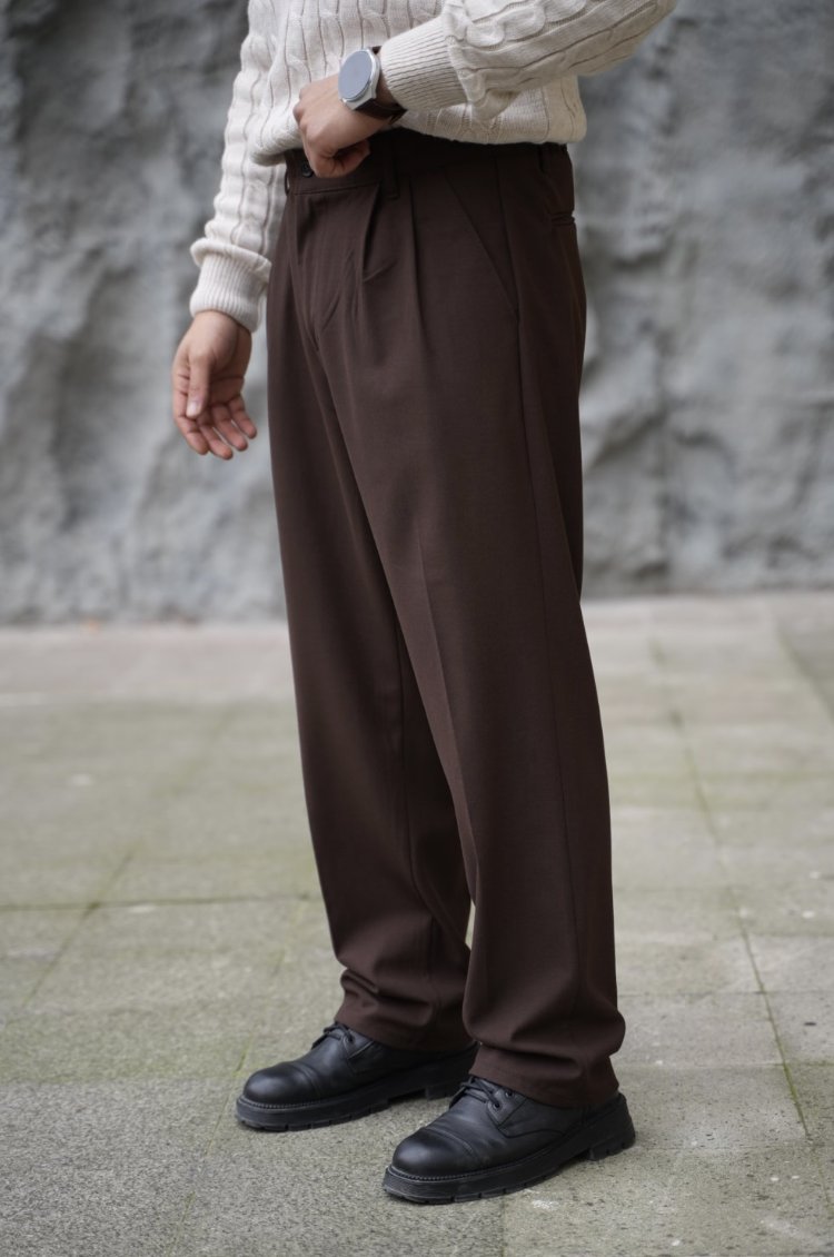 BAGGY KALIP 2 PİLE KUMAŞ PANTOLON P004