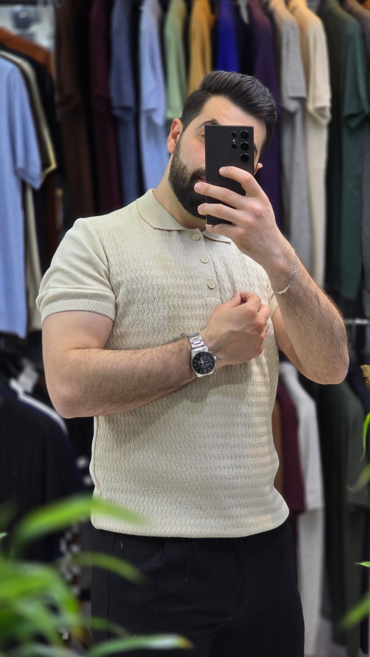 Erkek Polo Yaka Triko Tişört – Şık ve Modern Stil | T3DU26233