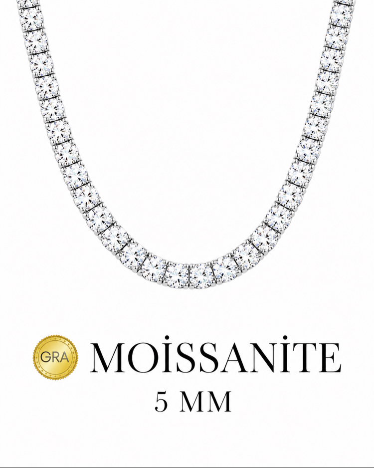 5 MM Moissanite Gra Sertifika
