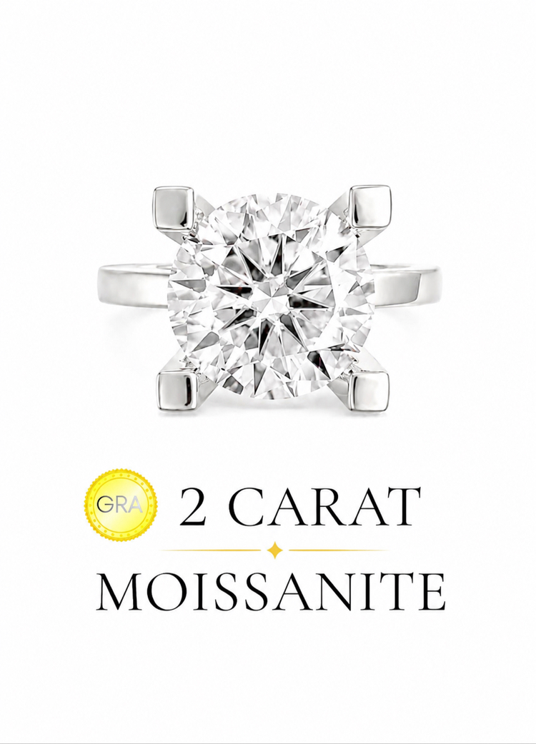 2 Carat Moissanite Gra Sertifika 