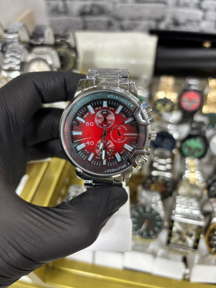Silver Red Erkek Kol Saati