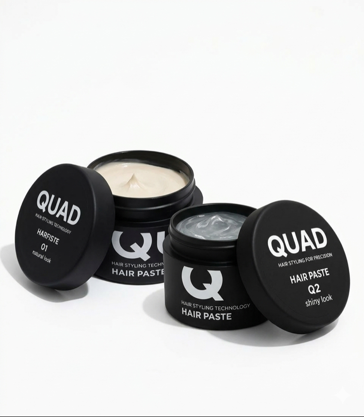 ​​QUAD Hair Paste Duo – Her Stile Uygun İkili Şekillendirici Seti  (Q1-Q2)