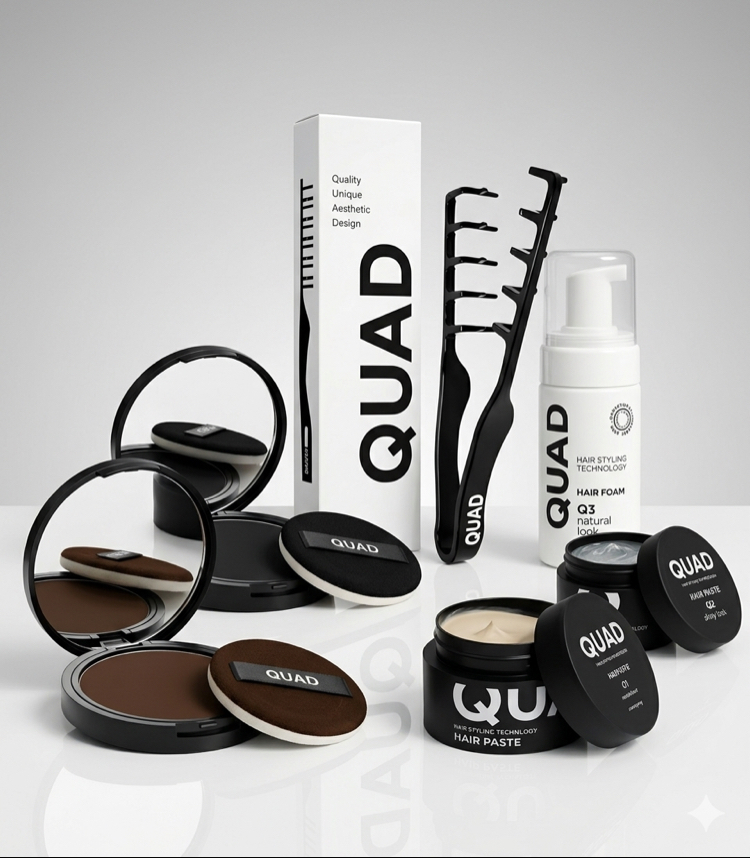 ​QUAD (FULL SET) Professional Hair Styling & Grooming Kit – Saç Bakım ve Şekillendirme Set