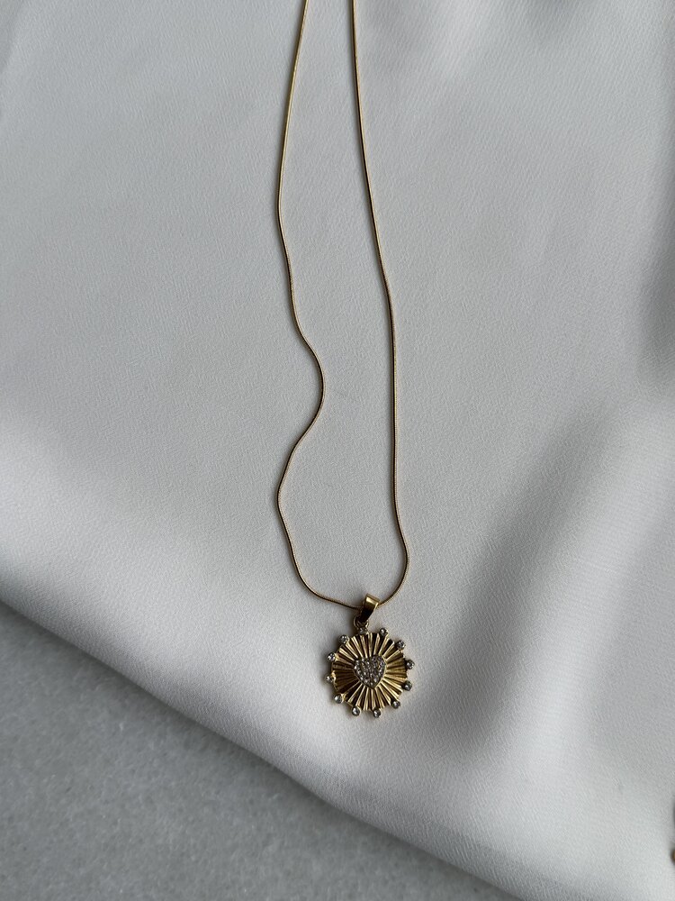 Gold Çelik Kolye